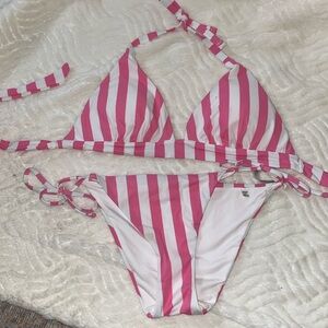 Medium Striped Victorias Secret bikini Set